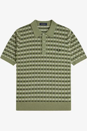 Fred Perry Boucle Ribbed Knitted Shirt2X-Large