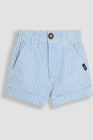 JoJo Maman Bébé Seersucker Stripe 100% Cotton Shorts98104cm