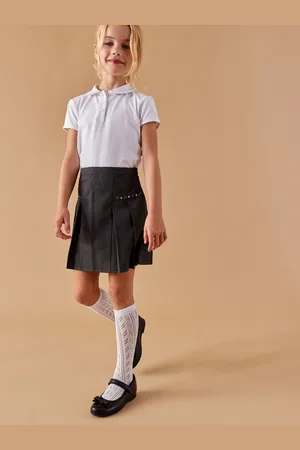 Next Geplooide schoolrok met borduursel (3-16jr)11 Jaar (146cm)