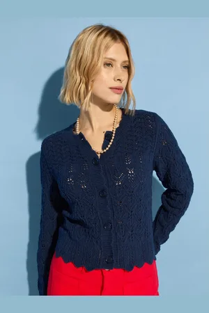 Baukjen Blue Ursula Ecotec Crochet Cardigan42