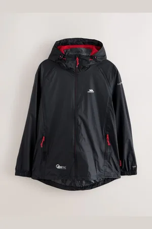 Trespass Unisex Qikpac Packaway Black JacketSmall