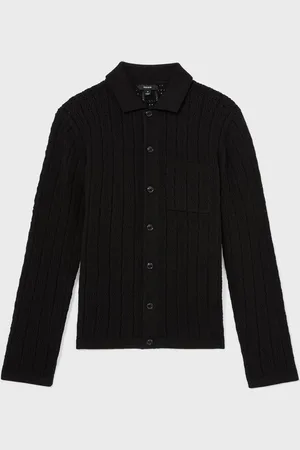 Reiss Parson Cotton-Blend Textured Knit Shirt2X-Large