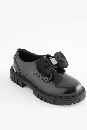Ted Baker Girls Black Chunky Shoes with BowEU 33 (UK 1)