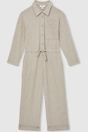 Reiss Rita Jersey Mélange Drawstring Boilersuit8