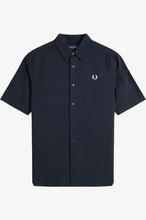 Fred Perry Textured Seersucker ShirtSmall