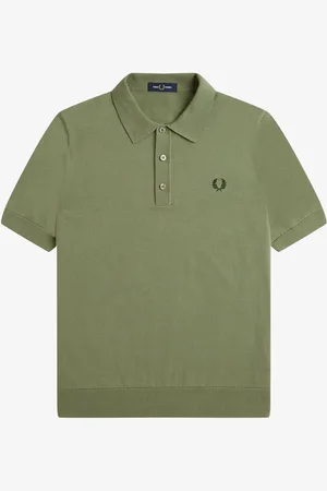 Fred Perry Gebreid katoenen poloshirt2X-Large