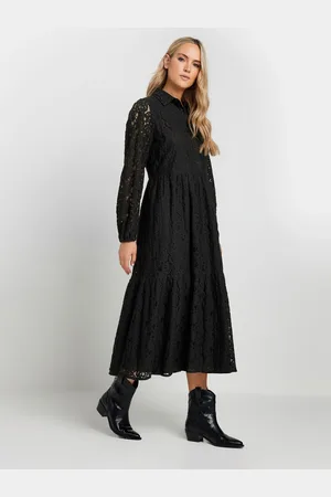 Long Tall Sally Midi-jurk van kant36 Tall