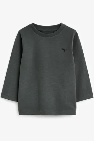 Next 100% Cotton Long Sleeve Plain T-Shirt (3mths-7yrs)2