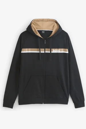 HUGO BOSS 100% Cotton Authentic Logo Hooded JacketX-large