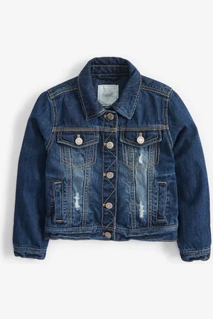 Next Denim Heart Western 100% Cotton Jacket (3-16yrs)9 Jaar (134cm)