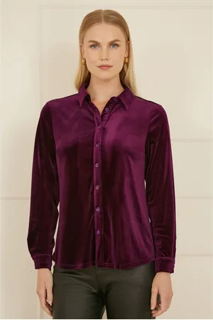 Yumi Velvet Relaxed Fit Shirt42