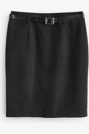 Next Belted Knee Length Skirt46 R