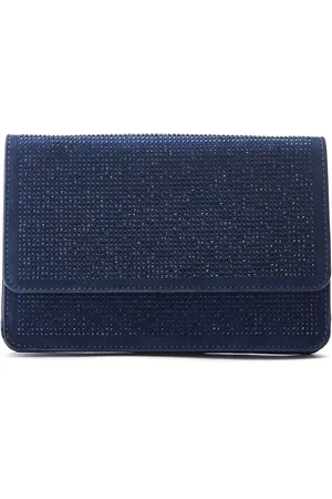 Moda In Pelle Christiie Glitz Clutch Bag With ChainEén