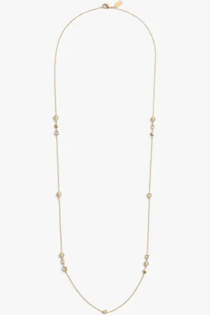 Coach Tone Star Heart Station Necklaceeen