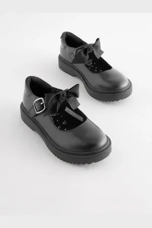 Next Leren Mary Jane schoolschoenen met strik en dikke zoolEU 27.5 (UK 9.5)
