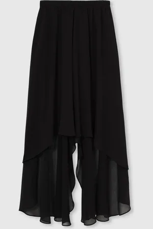Reiss Lucie doorschijnende high-low short met bovenlaagEU 44 (UK 16)