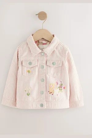 Next 100% Cotton Stripe Emb Western Jacket (3mths-7yrs)8086cm