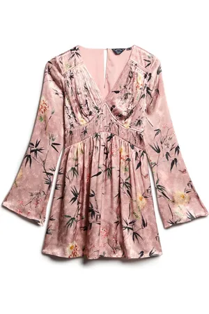 Superdry Mini-jurk met jacquardstof en uitlopende mouwen44
