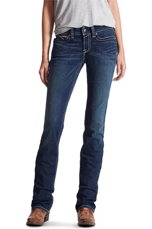 Ariat Blauwe R. E.A. L rechte Icon jeansW29 L33