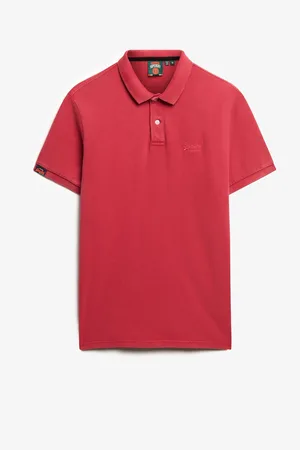 Superdry Vintage Destroy Relaxed 100% Cotton Polo ShirtSmall