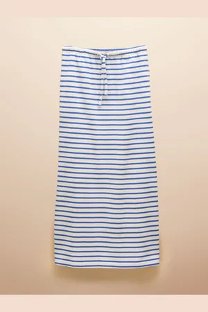 Joules Harbour A-Line Cotton Jersey SkirtEU 38 (UK 10)