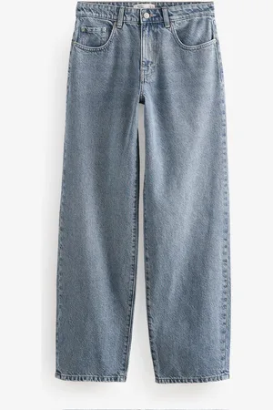 Next Baggy jeans met wijde pijpen32 Petite