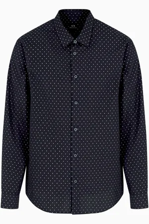 Armani Exchange Overhemd van 100% katoen met logoprintMedium