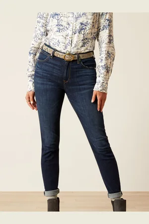 Ariat Blue High Rise Bridle Skinny Jeans62