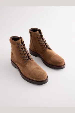 Next Suède boots met neusstuk en noppenzoolEU 47 (UK 12)