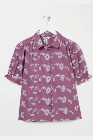 Fat Face FatFace Kat 100% Cotton Embroidered Shirt50
