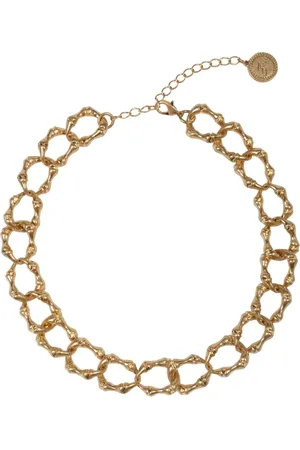 Bibi Bijoux Gold Tone Bamboo Chain Necklaceeen