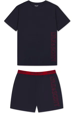 Lyle & Scott Boys Abel Branded Sleepwear Shorts Set13