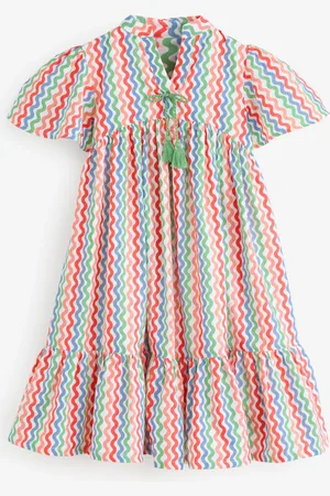 MISS Pink Printed Boho 100% Cotton Summer Dress98104cm