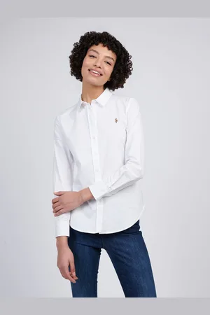 U.S. Polo Assn. U. S. Polo Assn Womens Stretch Classic Fit Oxford Shirtsmall