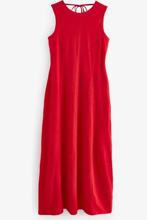 Next 100% Cotton Maxi Jersey Dress44tall