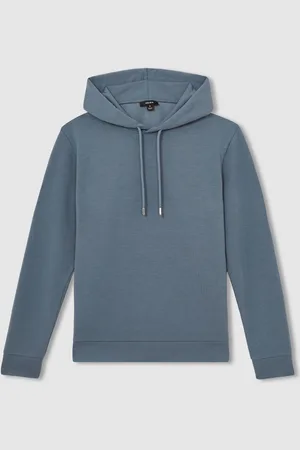 Reiss Fabien Interlock-Jersey Drawstring HoodieXXL