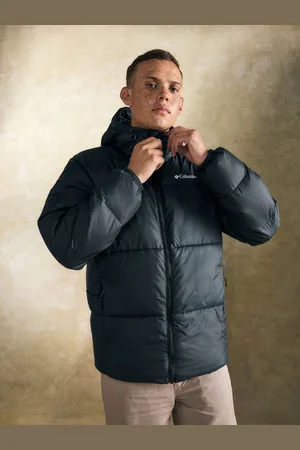 Columbia Puffect II Hooded Padded Black JacketM