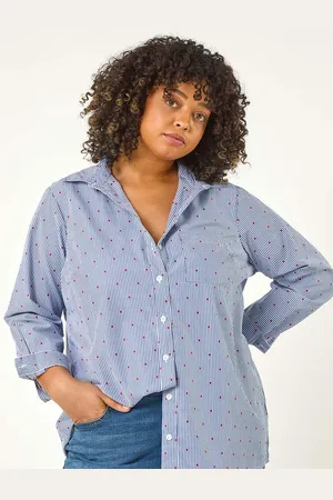 Roman Curve Dobby Spot Stripe Shirt50