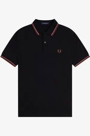 Fred Perry Polo met tweekleurig gestreept randje2X-Large