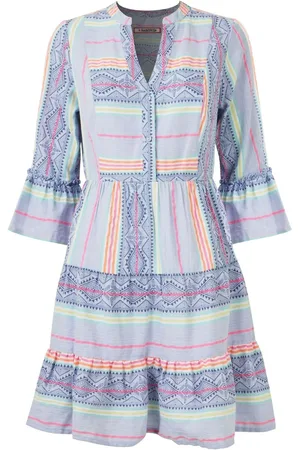 Joe Browns Neon Striped Flared Sleeve Tunic Mini DressEU 38 (UK 10)