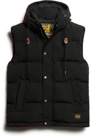 Superdry Everest gewatteerde bodywarmer met capuchonXXL