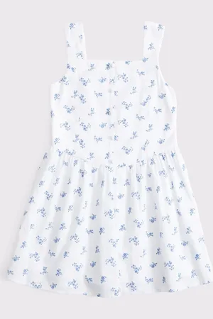Abercrombie & Fitch Structured Poplin Sleeveless Mini Dress122128cm