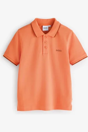HUGO BOSS Piqué poloshirt met korte mouwen en logo van 100% katoen152158cm