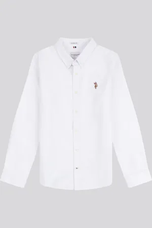 U.S. Polo Assn. U. S. Polo Assn. Peached Boys Oxford 100% Cotton Shirt14