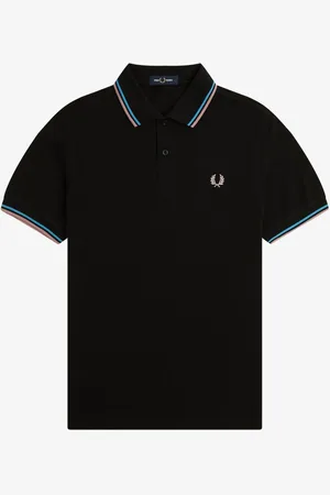 Fred Perry Polo met tweekleurig gestreept randjeMedium