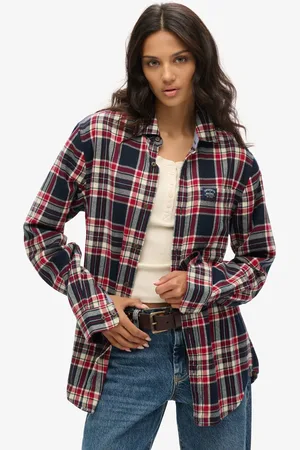 Superdry Oversized Long Sleeves Lumberjack 100% Organic Cotton Shirt38-40