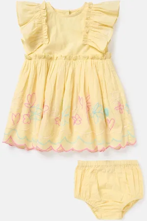 Angel & Rocket Lina Frill Sleeve 100% Cotton Dress With Bloomer7480cm