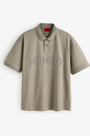 HUGO BOSS Tonal Logo 100% Cotton Polo ShirtLarge