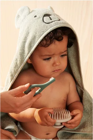 Liewood Baby 100% Organic Cotton Vilas Bear Hooded Bath TowelONE