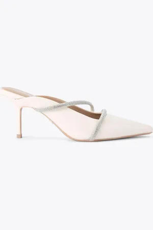 Carvela Cream Paparazzi Mule Court Shoeseu38